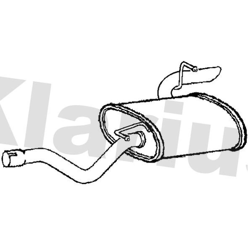 Klarius Box With Tail Pipe Rear MZ525X