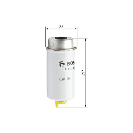 Genuine Bosch Car Fuel Filter N2079 Fits Ford Transit 280 Tdci - 2.2 - 06-14 F02 Bosch  - Town Parts