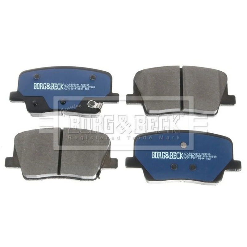 Borg & Beck 4 x Rear Brake Pad Set BBP2871
