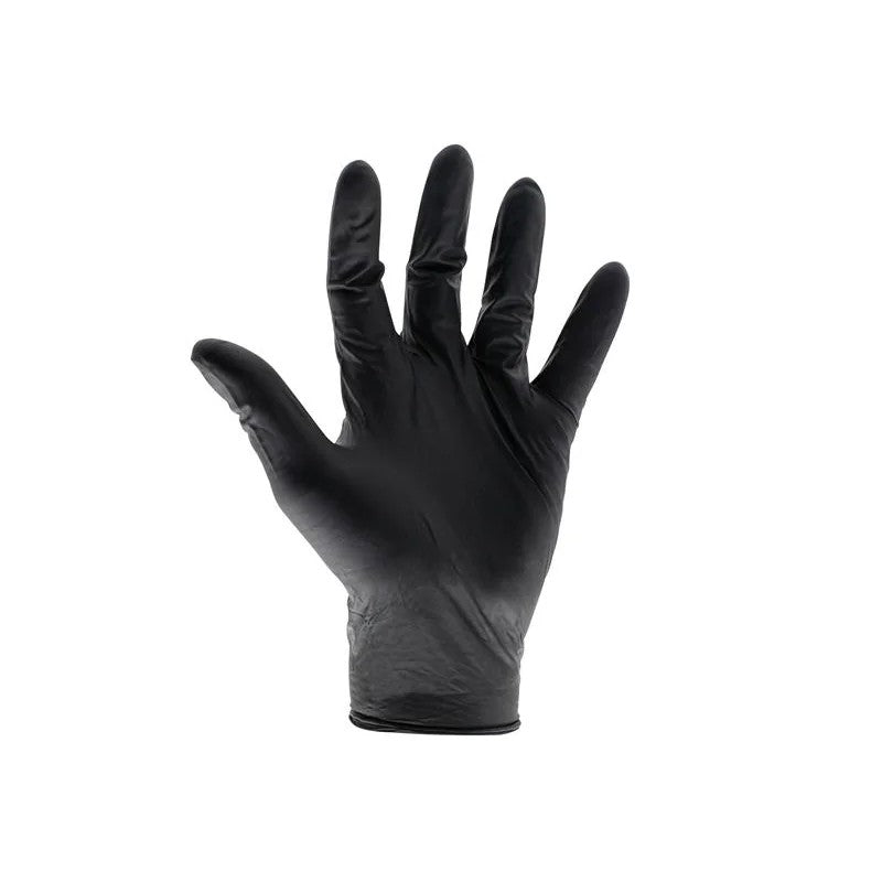 Scan Black Heavy-Duty Nitrile Disposable Gloves XL (Box of 100) - KG-1101