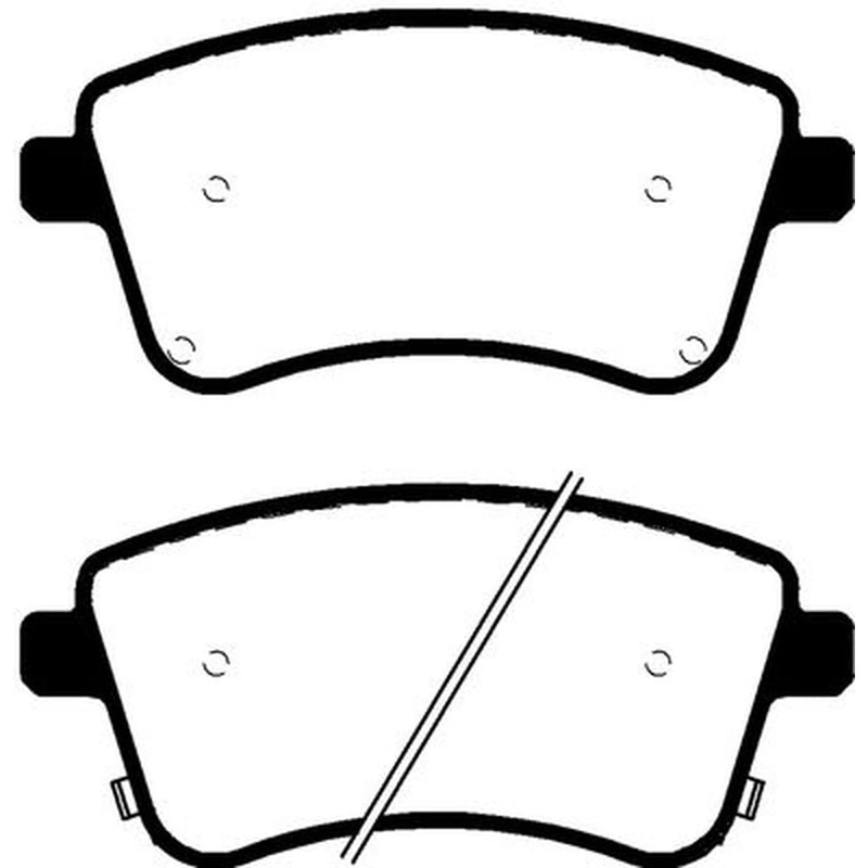 Abtex Front Brake Pad Set PLU2137
