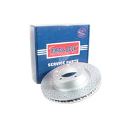 Borg & Beck 2 x Perforated/Vented Rear Brake Discs BBD6363S