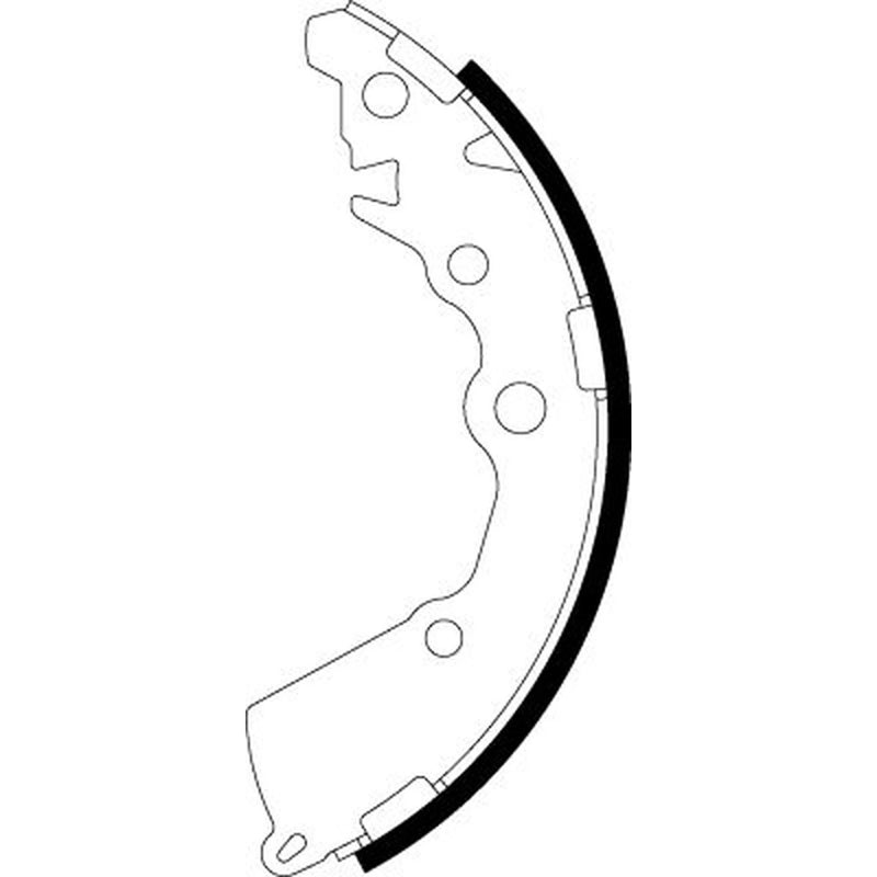 Textar Brake Shoe Set Axle Kit 91083000