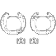 Mintex Brake Shoe Set Axle Kit MSP033