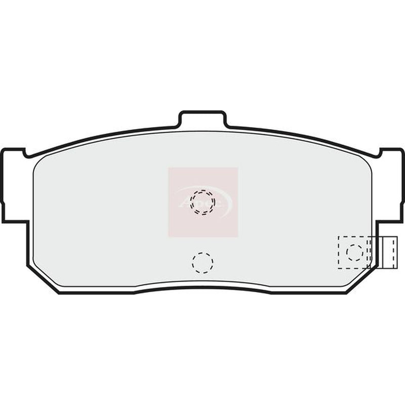 Apec Rear Brake Pad Set PAD842