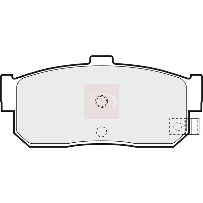 Apec Rear Brake Pad Set PAD842