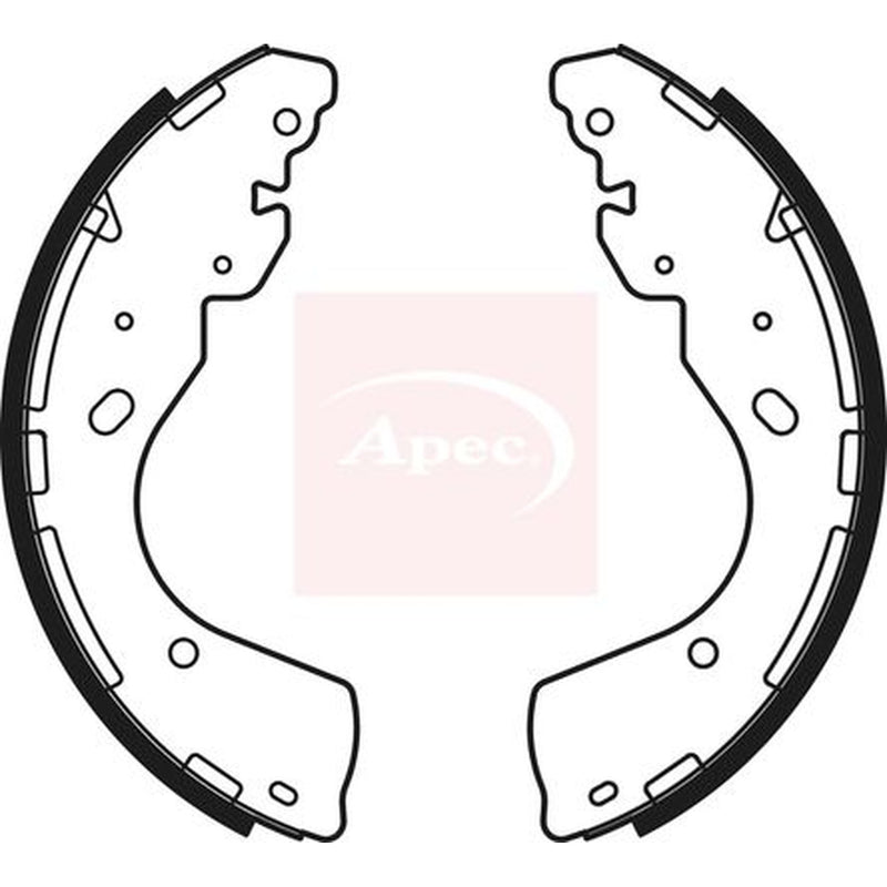 Apec Brake Shoe Set Axle Kit SHU795