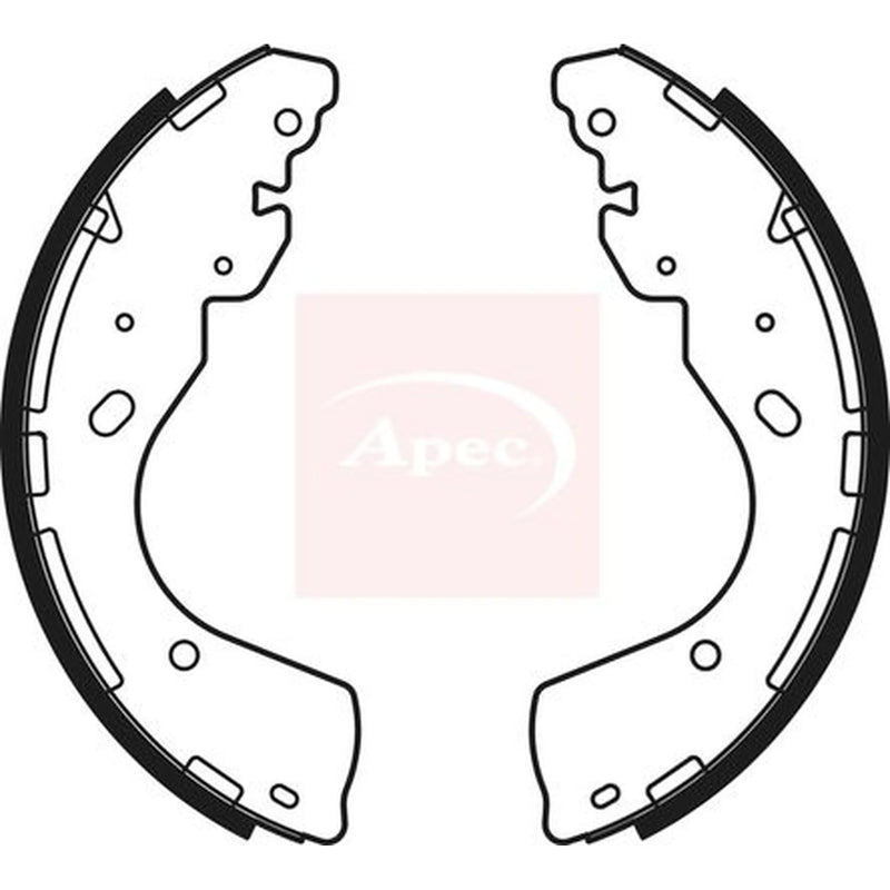 Apec Brake Shoe Set Axle Kit SHU795