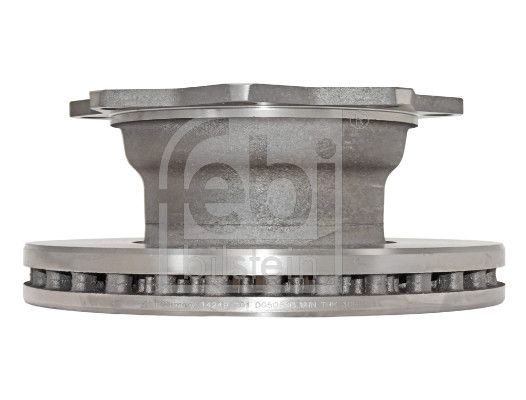Febi 2 x Brake Disc Set Internally Vented Rear