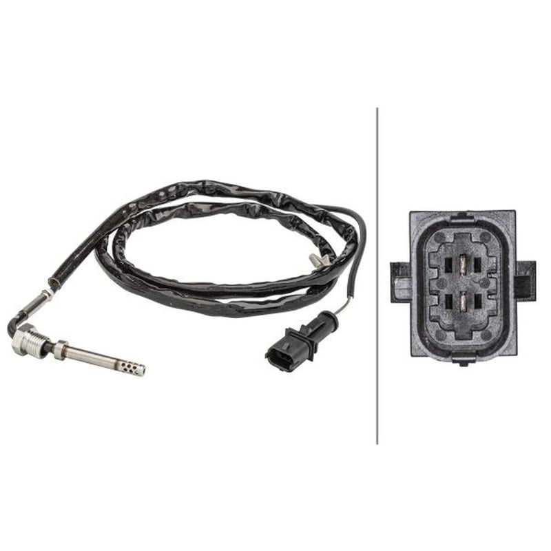 Hella Exhaust Gas Temperature Sensor after soot particulate fil 6PT 358 181-081