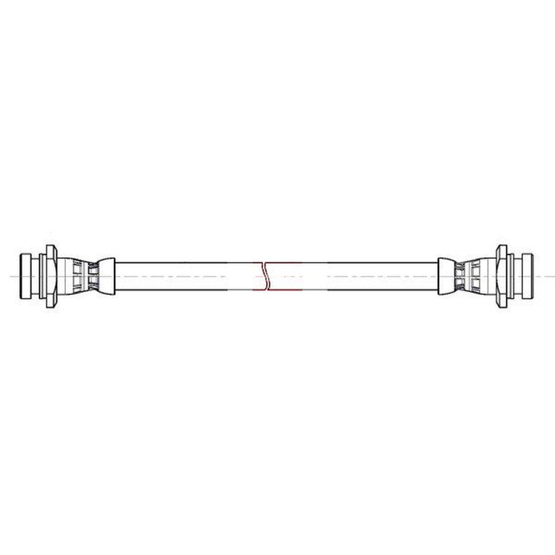 Apec Brake Hydraulic Hose Line Rear HOS4548
