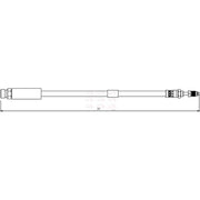 Apec Brake Hydraulic Hose Line Rear HOS3866
