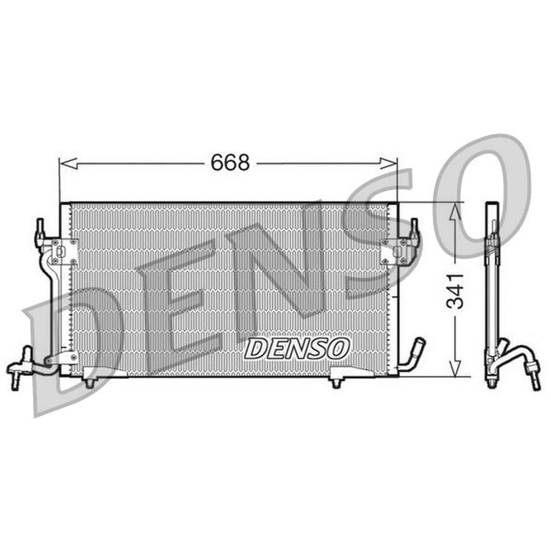 Denso Air Conditioning Condenser DCN07010