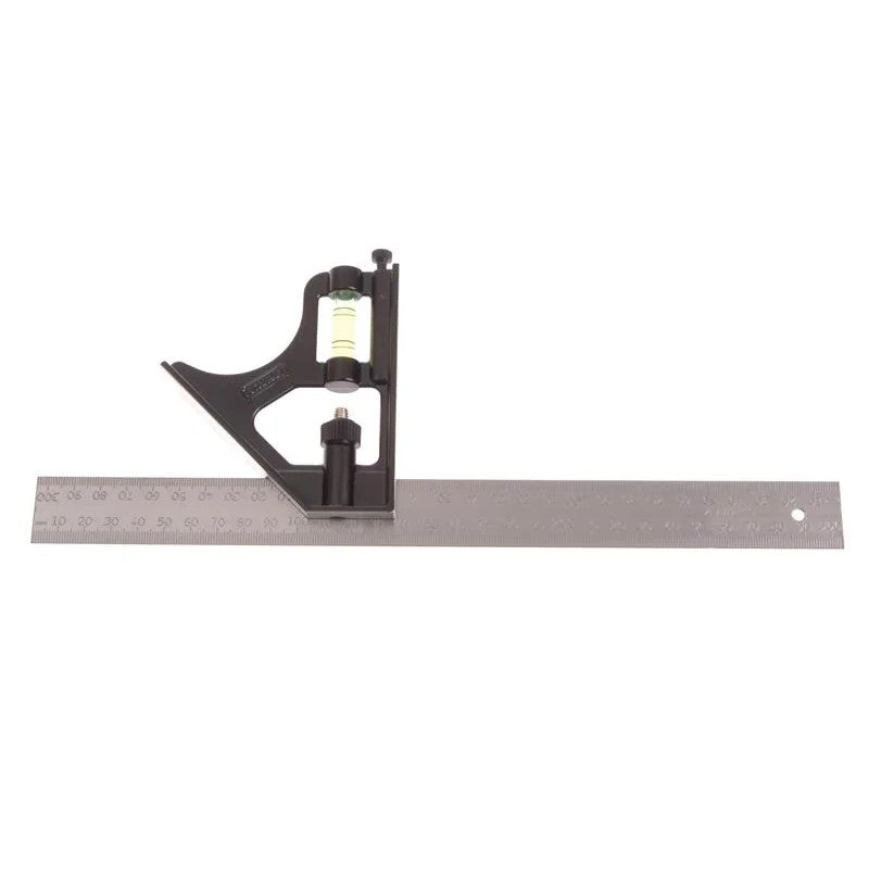 STANLEY® Hand Tools Combination Metal Square 300mm (12in) - 2-46-222