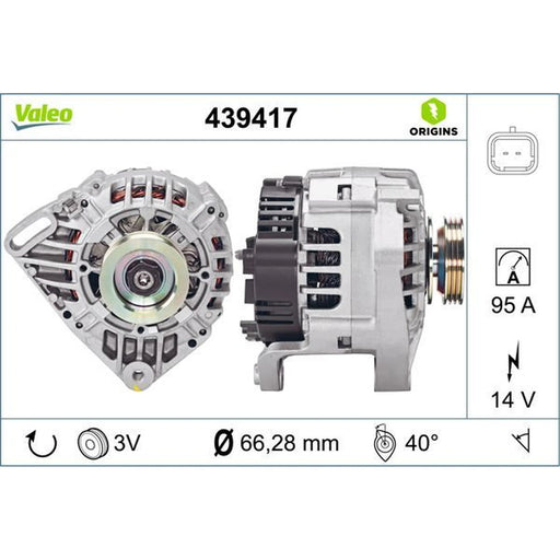 Valeo Car Alternator 12V 439417