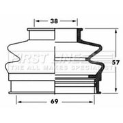 First Line Drive Shaft Bellow Kit Rear Left FCB6064