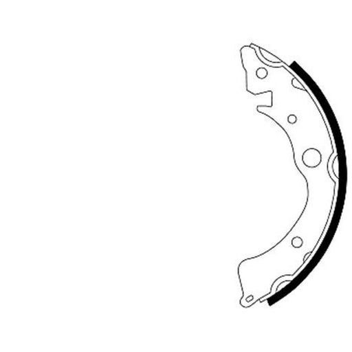Mintex Brake Shoe Set Axle Kit MFR204