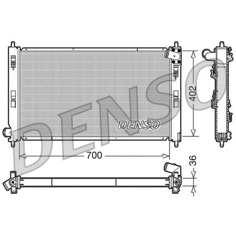 Denso Engine Radiator DRM45029
