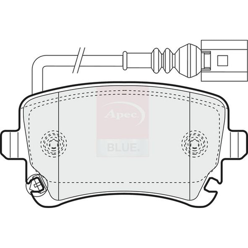 Apec Rear Brake Pad Set PD3120