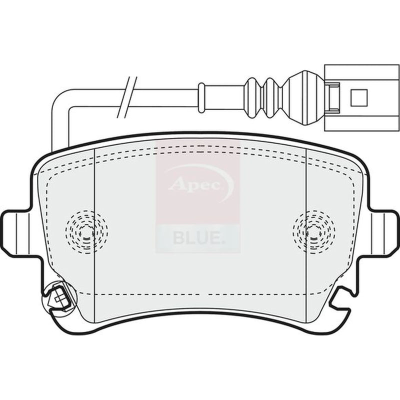 Apec Rear Brake Pad Set PD3120