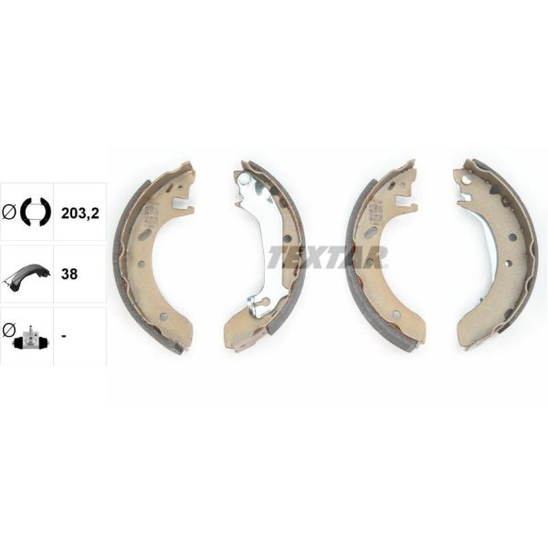 Textar Brake Shoe Set Axle Kit 91046600