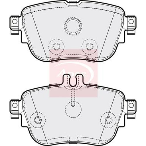 Apec Rear Brake Pad Set PAD2174