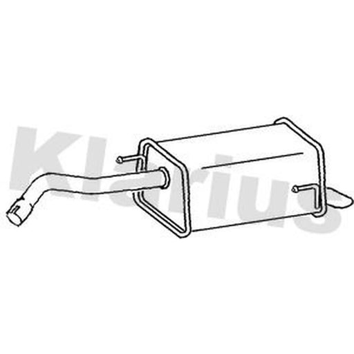 Klarius Box With Tail Pipe Rear DN639T