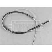 Borg & Beck Handbrake Cable Left Rear BKB3817