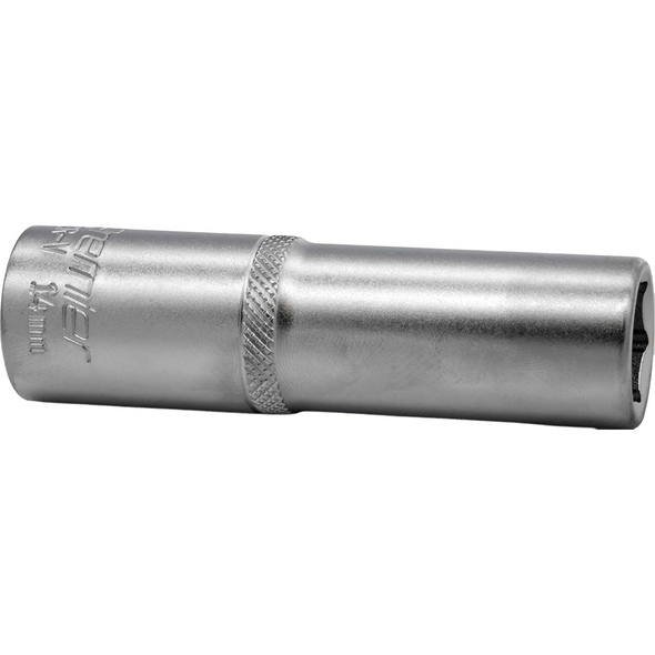 Sealey 1/2"Dr Deep Socket 14mm (Micro Satin Finish)