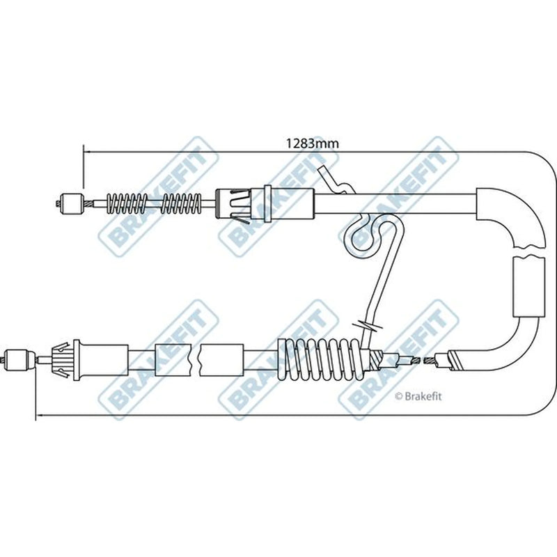 Apec Handbrake Cable Right Rear BBC3203