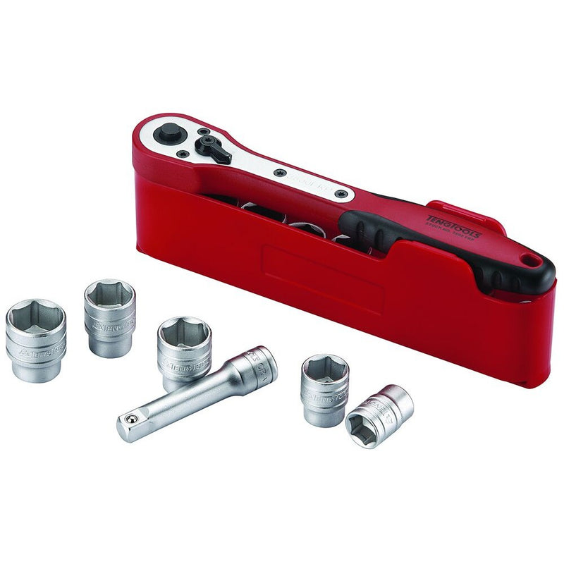 Teng Tools Socket Set 1/4" Drive 13 Pieces