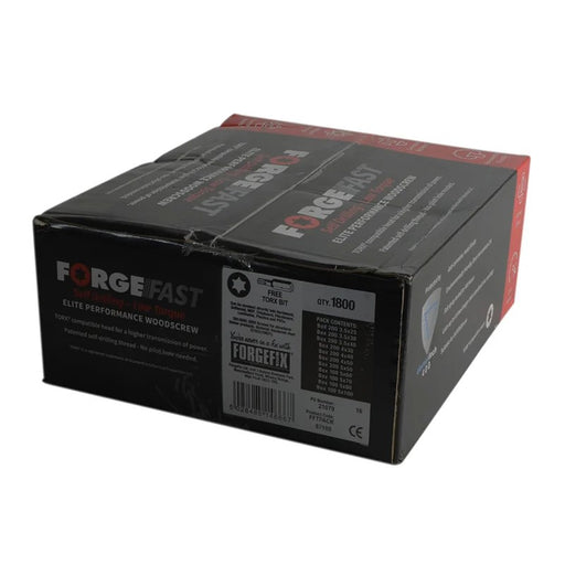 ForgeFix ForgeFast Torx® Compatible Wood Screw Pack 1800 Piece - FFTPACK