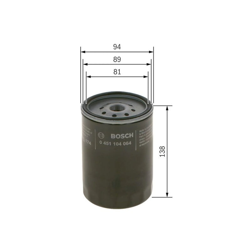 Bosch Engine Oil Filter 0 451 104 064