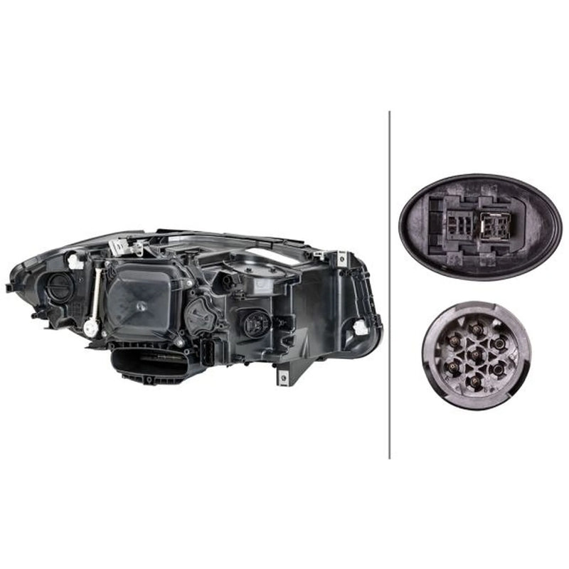 Hella Headlight Headlamp PY24W Left 1LL 011 087-731