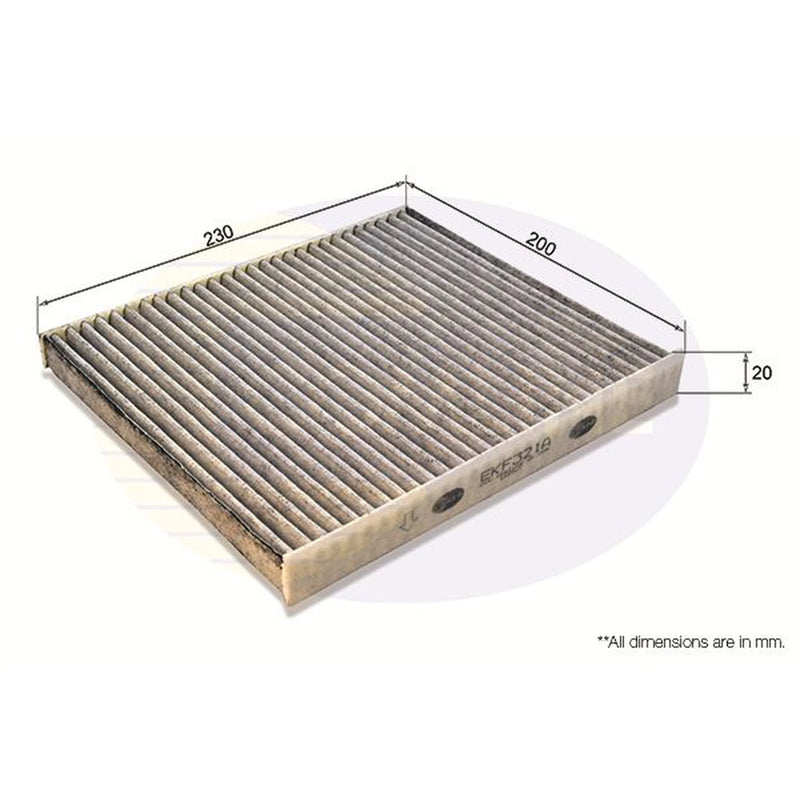 Comline Cabin Air Filter (Pollen Filter) EKF321A