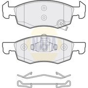 NAPA Front Brake Pad Set NBP1522