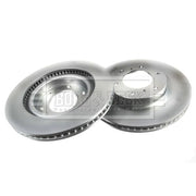Borg & Beck 2 x Vented Front Brake Discs BBD4754