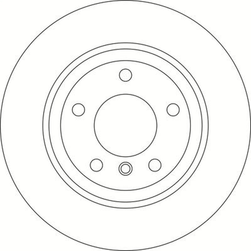 Abtex 2 x Vented Rear Brake Discs BD1516V