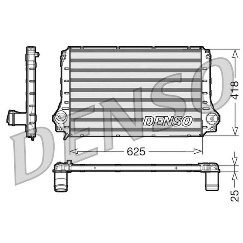 Denso Intercooler (Charge Air Cooler) DIT50003