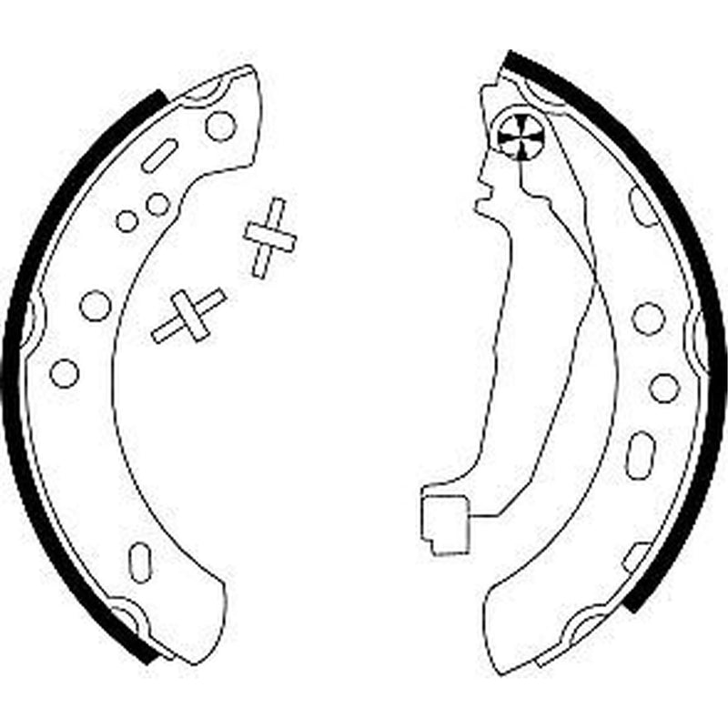 Textar Brake Shoe Set Axle Kit 91047200