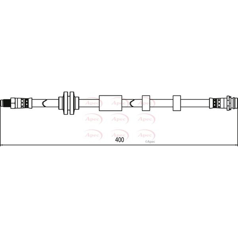 Apec Brake Hydraulic Hose Line Front HOS4109