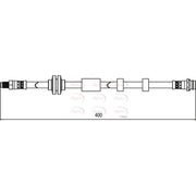 Apec Brake Hydraulic Hose Line Front HOS4109