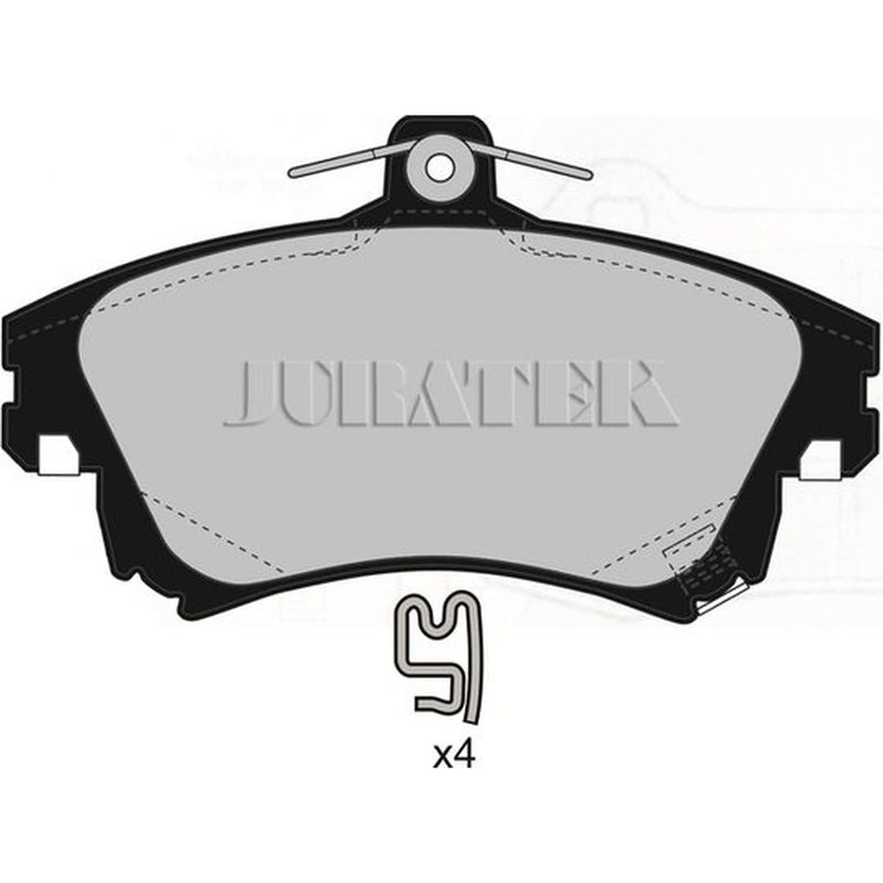 Juratek Front Brake Pad Set JCP1384