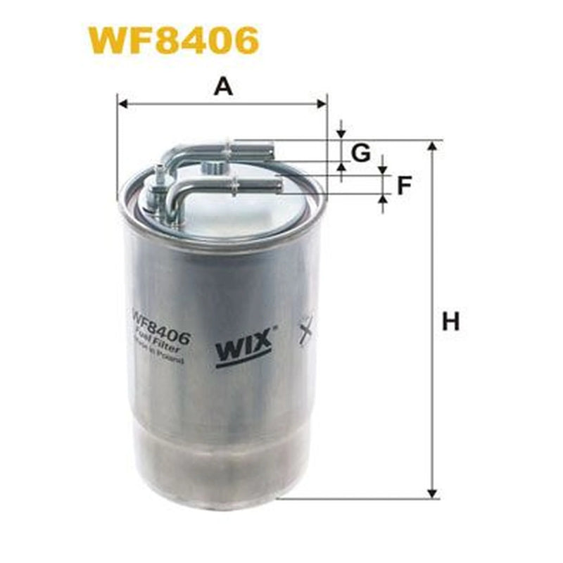 WIX Fuel Filter Element WF8406
