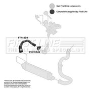 First Line Intercooler Turbo Charge Air Hose FTH1404
