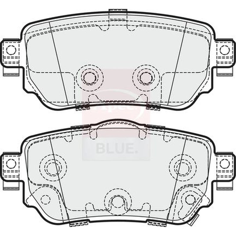 Apec Rear Brake Pad Set PD3753