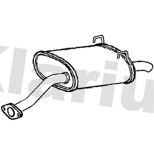 Klarius Box With Tail Pipe Rear HA394V