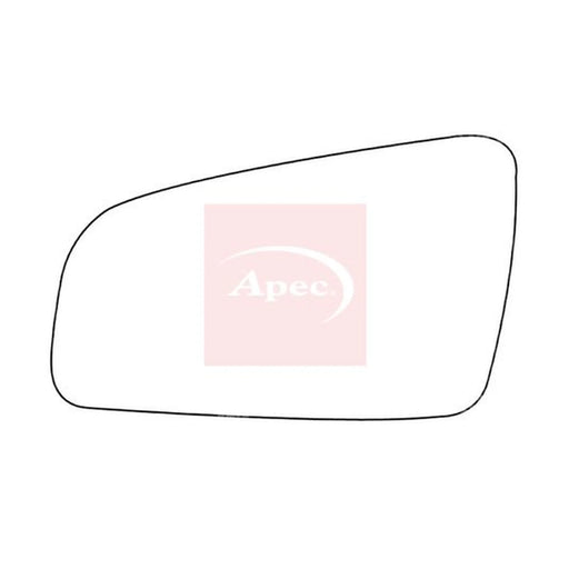 Apec Exterior Wing Mirror Glass Left AMS2159