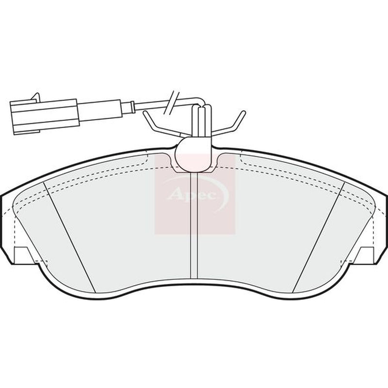 Apec Front Brake Pad Set PAD1206