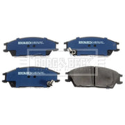 Borg & Beck 4 x Front Brake Pad Set BBP1785